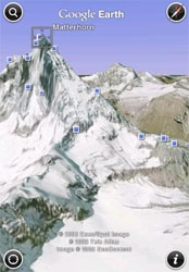 Google Earth passe en résolution HD sur l'iPhone 4